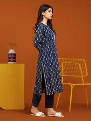edenrobe Allure Printed Khaddar Unstitched 2Pc Suit EWU23A3-27255ST