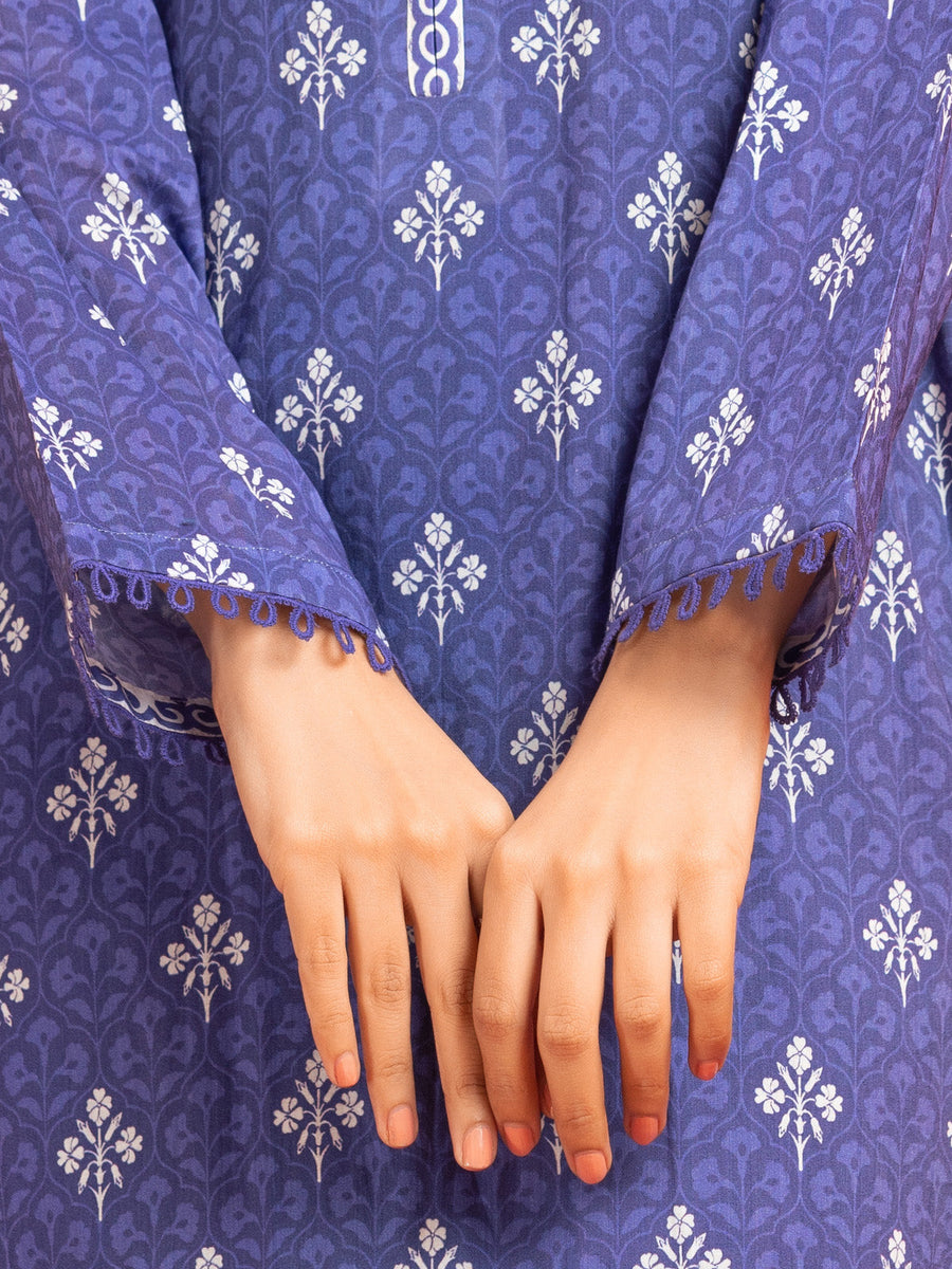 edenrobe Allure Printed Khaddar Unstitched 2Pc Suit EWU23A3-27256ST