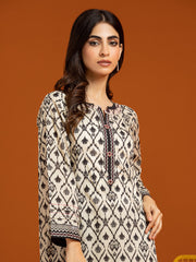 edenrobe Allure Printed Khaddar Unstitched 2Pc Suit EWU23A3-27268ST