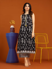 edenrobe Allure Printed Khaddar Unstitched 2Pc Suit EWU23A3S-26392ST