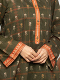 edenrobe Allure Printed Khaddar Unstitched 3Pc Suit EWU23A3S-27601-3P