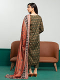 edenrobe Allure Printed Khaddar Unstitched 3Pc Suit EWU23A3S-27601-3P