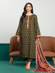 edenrobe Allure Printed Khaddar Unstitched 3Pc Suit EWU23A3S-27601-3P