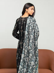 edenrobe Allure Printed Khaddar Unstitched 3Pc Suit EWU23A3S-27607-3P