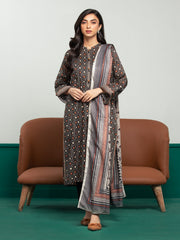 edenrobe Allure Printed Khaddar Unstitched 3Pc Suit EWU23A3S-27625-3P