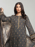 edenrobe Allure Printed Khaddar Unstitched 3Pc Suit EWU23A3S-27634-3P