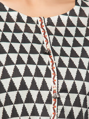 edenrobe Allure Printed Khaddar Unstitched 3Pc Suit EWU23A3S-27636-3P