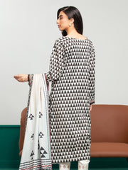 edenrobe Allure Printed Khaddar Unstitched 3Pc Suit EWU23A3S-27636-3P