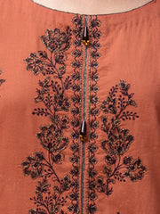 edenrobe Premium Festive Unstitched Jacquard 3Pc Suit EWU23V3-21119