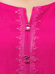 edenrobe Premium Festive Unstitched Organza 3Pc Suit EWU23V4-26647