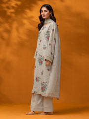 edenrobe Premium Festive Unstitched Dobby 3Pc Suit EWU23V7-26625
