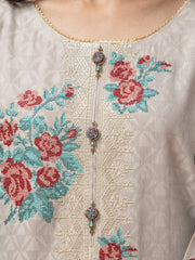 edenrobe Premium Festive Unstitched Dobby 3Pc Suit EWU23V7-26625