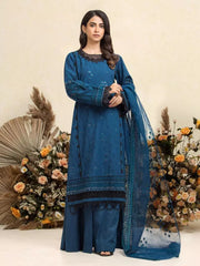 edenrobe Premium Festive Unstitched Dobby 3Pc Suit EWU23V7-26736