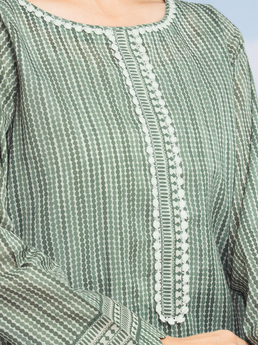 edenrobe Allure Lawn Unstitched Printed 3Pc Suit EWU24A1-28057-3P