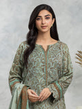 edenrobe Allure Lawn Unstitched Printed 3Pc Suit EWU24A1-28090