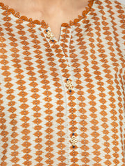 edenrobe Allure Lawn Unstitched Printed 3Pc Suit EWU24A1-28104
