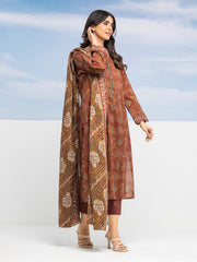 edenrobe Allure Lawn Unstitched Printed 3Pc Suit EWU24A1-28196-3P