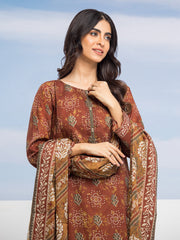edenrobe Allure Lawn Unstitched Printed 3Pc Suit EWU24A1-28196-3P