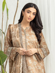 edenrobe Allure Lawn Unstitched Printed 3Pc Suit EWU24A1-28319