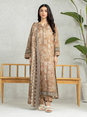 edenrobe Allure Lawn Unstitched Printed 3Pc Suit EWU24A1-28319
