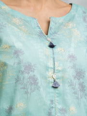 edenrobe Allure Lawn Unstitched Printed 3Pc Suit EWU24A1-28379