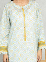 edenrobe Allure Lawn Unstitched Printed 3Pc Suit EWU24A1-28461