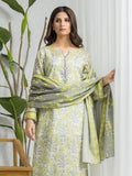 edenrobe Allure Lawn Unstitched Printed 3Pc Suit EWU24A1-28470