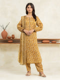 edenrobe Allure Lawn Unstitched Printed 3Pc Suit EWU24A1-28521