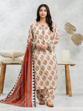 edenrobe Allure Lawn Unstitched Printed 3Pc Suit EWU24A1-29006