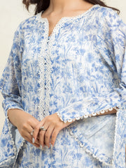 edenrobe Allure Lawn Unstitched Printed 3Pc Suit EWU24A1-29016