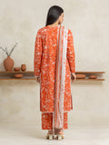 edenrobe Allure Lawn Unstitched Printed 3Pc Suit EWU24A1-29020