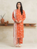 edenrobe Allure Lawn Unstitched Printed 3Pc Suit EWU24A1-29020