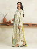 edenrobe Allure Lawn Unstitched Printed 3Pc Suit EWU24A1-29022