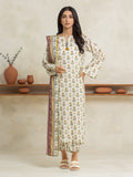 edenrobe Allure Lawn Unstitched Printed 3Pc Suit EWU24A1-29030