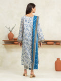 edenrobe Allure Lawn Unstitched Printed 3Pc Suit EWU24A1-29032