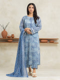 edenrobe Allure Lawn Unstitched Printed 3Pc Suit EWU24A1-29036