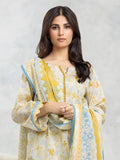 edenrobe Allure Lawn Unstitched Printed 3Pc Suit EWU24A1-29046