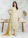 edenrobe Allure Lawn Unstitched Printed 3Pc Suit EWU24A1-29046