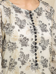 edenrobe Allure Lawn Unstitched Printed 3Pc Suit EWU24A1-29059