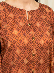 edenrobe Allure Lawn Unstitched Printed 3Pc Suit EWU24A1-29068