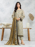 edenrobe Allure Lawn Unstitched Printed 3Pc Suit EWU24A1-29077