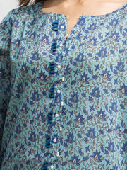 edenrobe Allure Lawn Unstitched Printed 3Pc Suit EWU24A1-29081