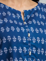 edenrobe Allure Lawn Unstitched Printed 3Pc Suit EWU24A1-29091