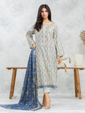 edenrobe Allure Lawn Unstitched Printed 3Pc Suit EWU24A1-29092