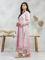 edenrobe Allure Lawn Unstitched Printed 3Pc Suit EWU24A1-29100