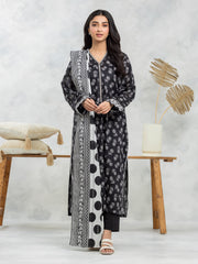 edenrobe Allure Lawn Unstitched Printed 3Pc Suit EWU24A1-29105
