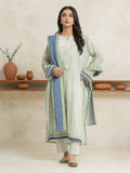 edenrobe Allure Lawn Unstitched Printed 3Pc Suit EWU24A1-29145