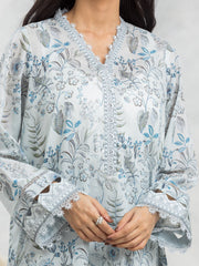 edenrobe Allure Lawn Unstitched Printed 3Pc Suit EWU24A1-29153
