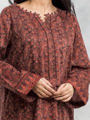 edenrobe Allure Lawn Unstitched Printed 3Pc Suit EWU24A1-29173