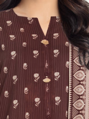 edenrobe Allure Lawn Unstitched Printed 3Pc Suit EWU24A1-29188